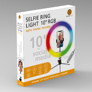 Thumbnail galerie RGB Selfie Ring Light 10"