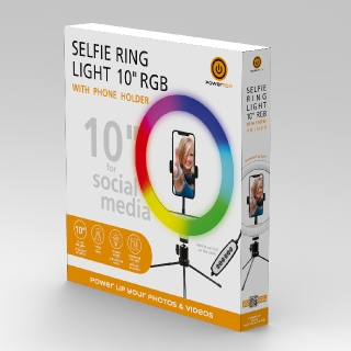 Thumbnail galerie RGB Selfie Ring Light 10"