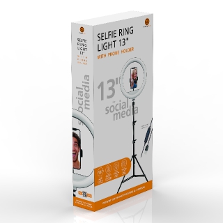 Thumbnail galerie Selfie Ring Light 13"