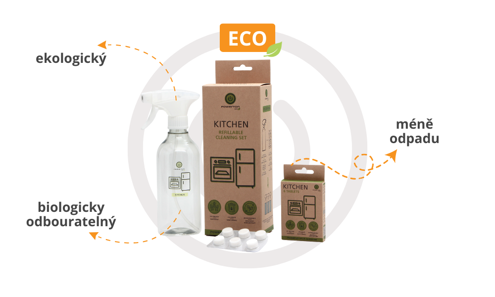 Čisticí sada Powerton Eco kuchyň