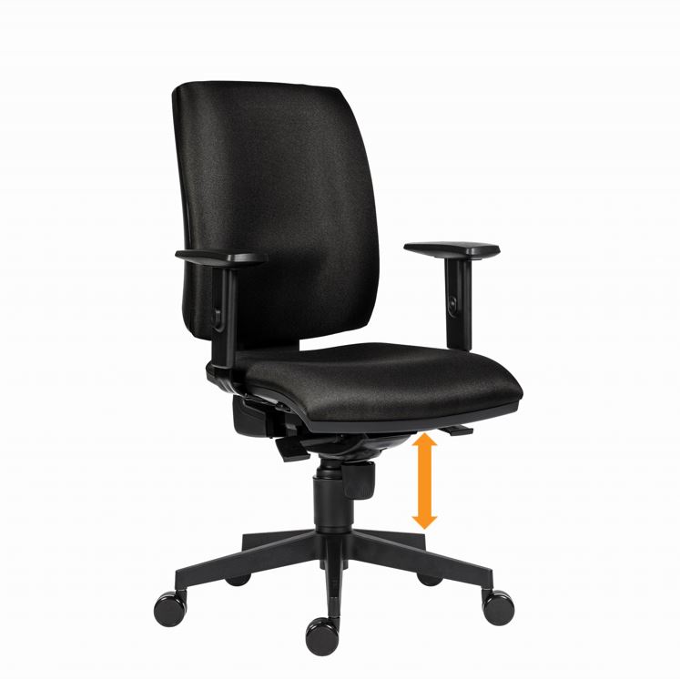 nastavení výšky sedáku