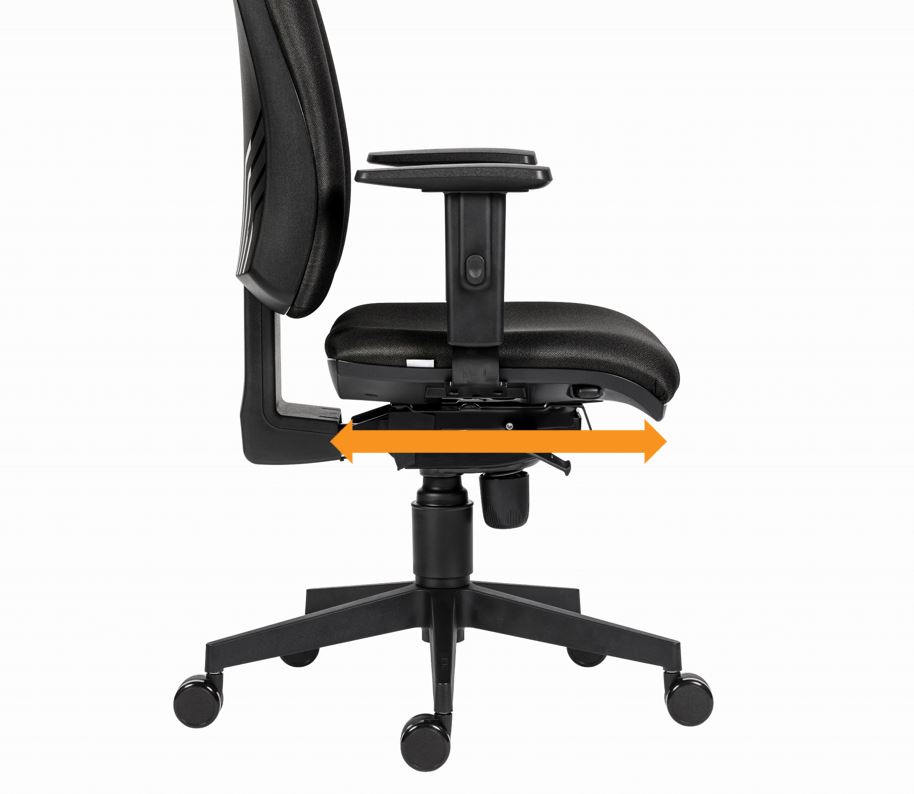 nastavení hloubky sedáku