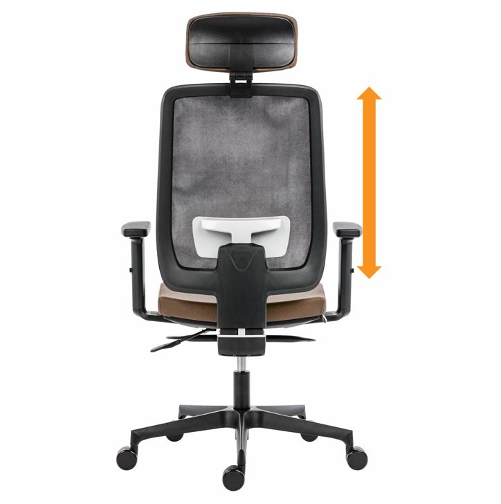 nastavení výšky opěráku