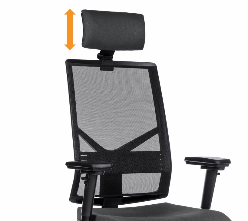 nastavení opěrky  hlavy