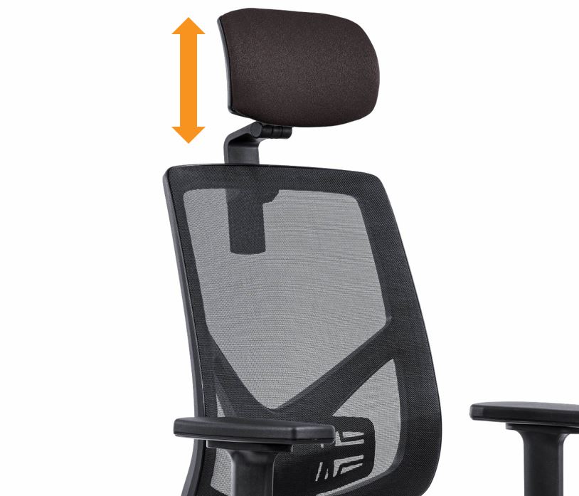 nastavení opěrky  hlavy