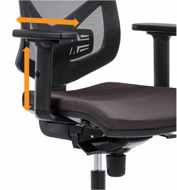 nastavitelné područky