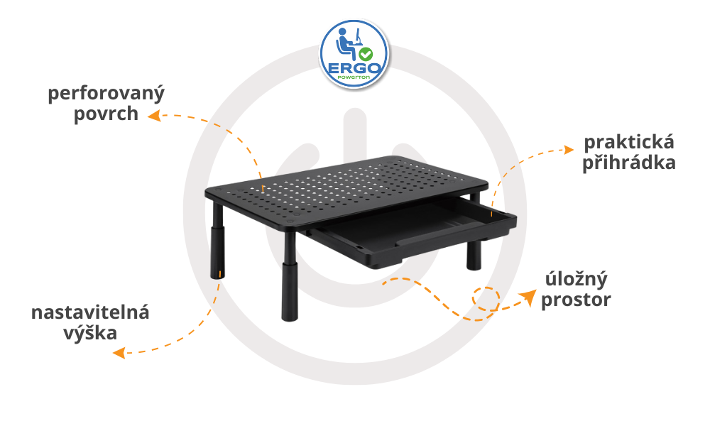 BUCO podstavec pod monitor / notebook