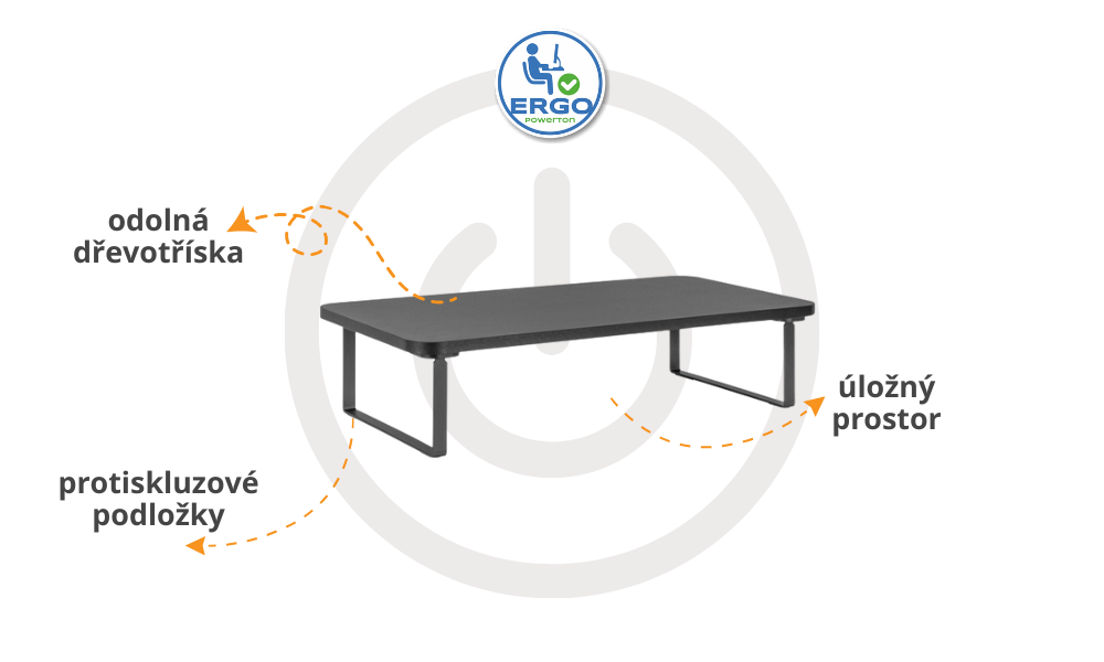 PLANO podstavec pod monitor / notebook