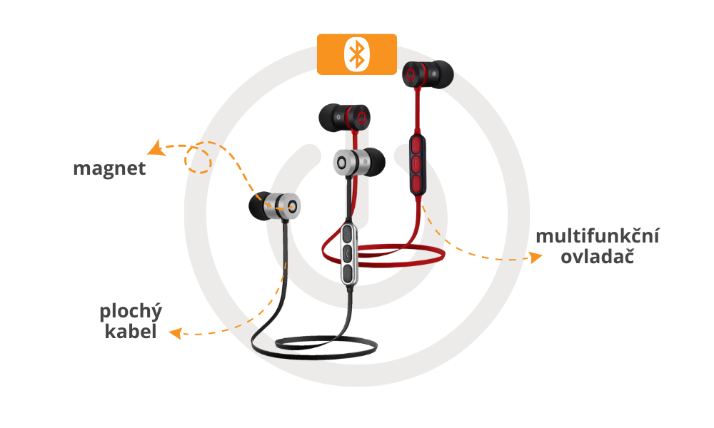 Bluetooth sluchátka W2