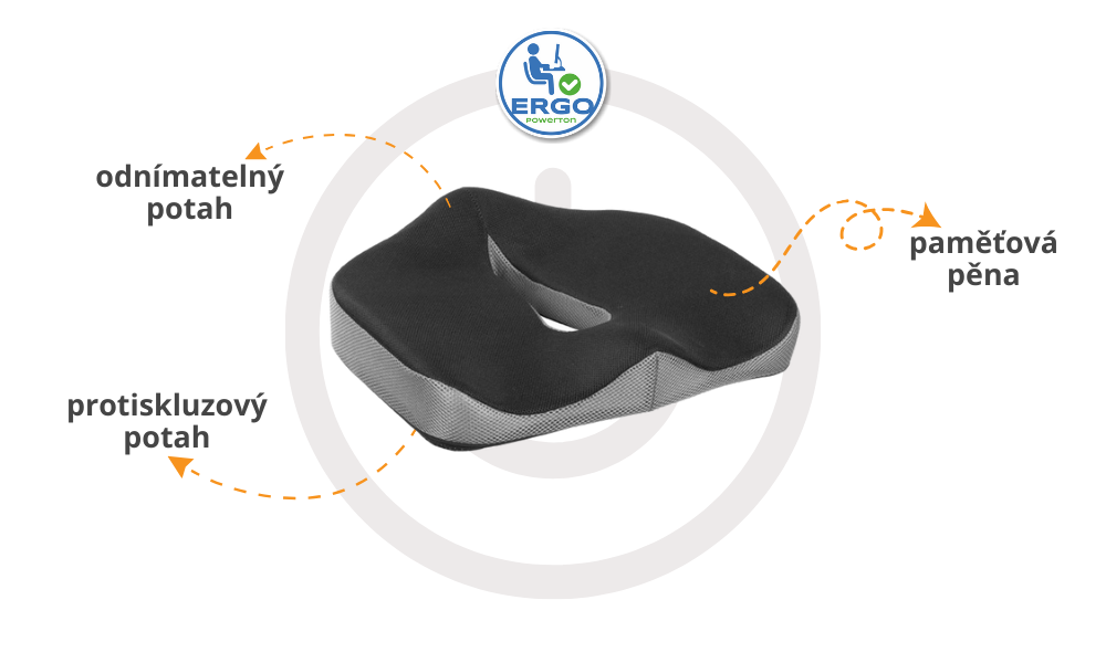 ergonomický podsedák