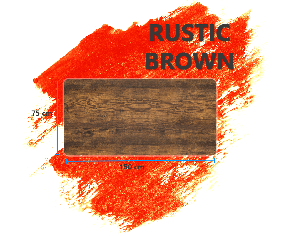 Deska na stůl - rustic brown