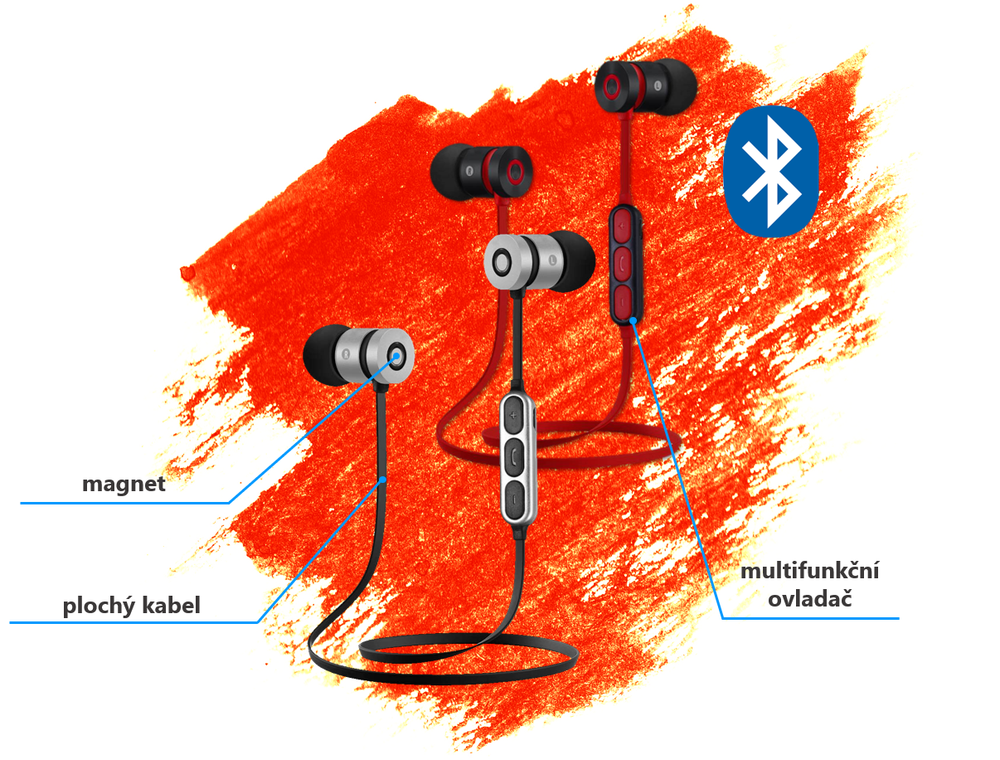 Bluetooth sluchátka W2