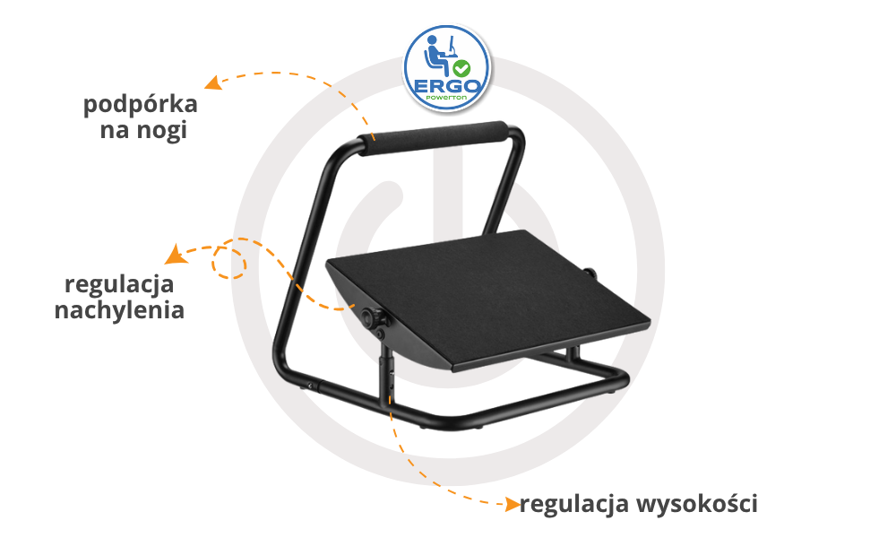 Podstawa pod nogi z regulacją wysokości WPEFR1