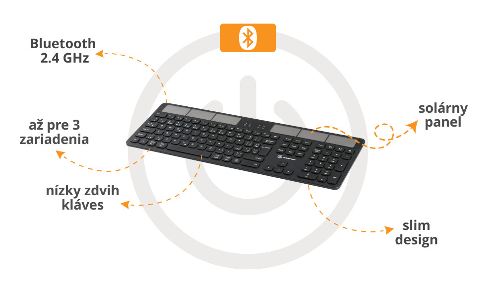 Klávesnica Solarslim