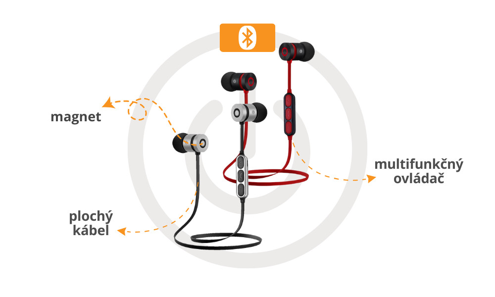Bluetooth slúchadlá W2